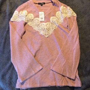 Long sleeve pink top.. Suzanne Berto small size
